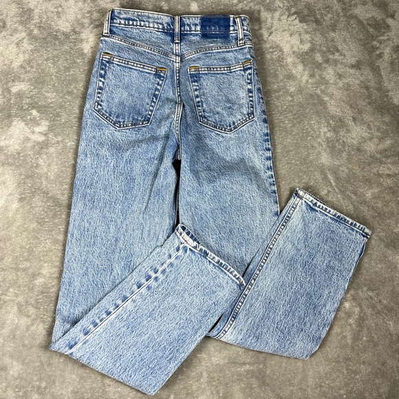 Abercrombie&Fitch Jeans Womens 25 The 90s Straight Ultra High Rise Acid Wash - Picture 4 of 6